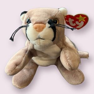 1998 TY Beanie Baby - CANYON the Cougar Cat Born Retired And Rare Collectible